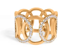 1.18ctw Diamond Rose Gold Ring
