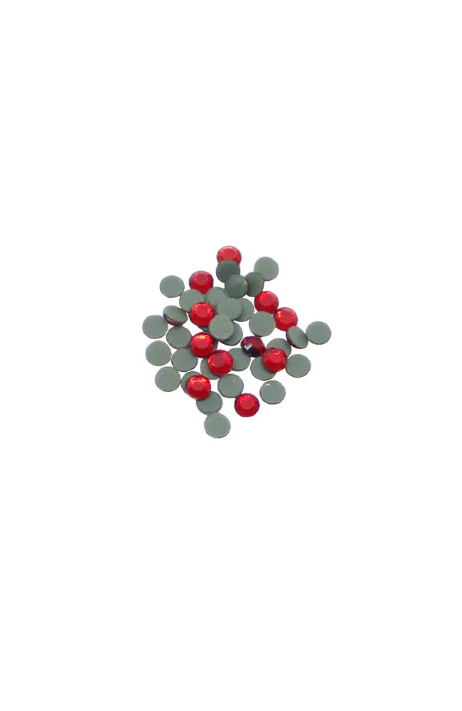 144 Small Red Hotfix Crystals