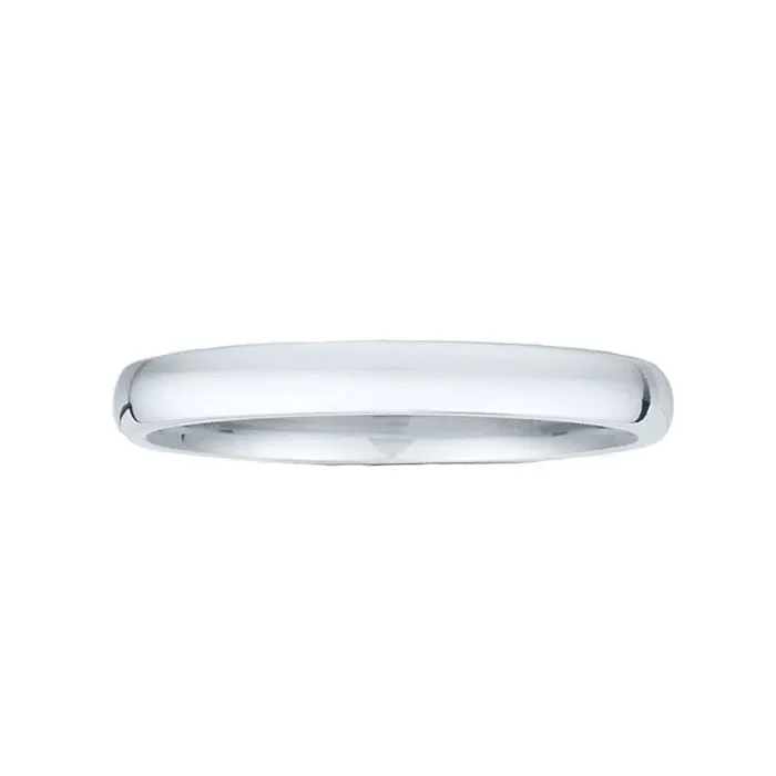 14k Gold 2MM High Dome Gents Wedding Band ZV1-2