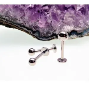 16g Plain Flat Back Titanium Ball