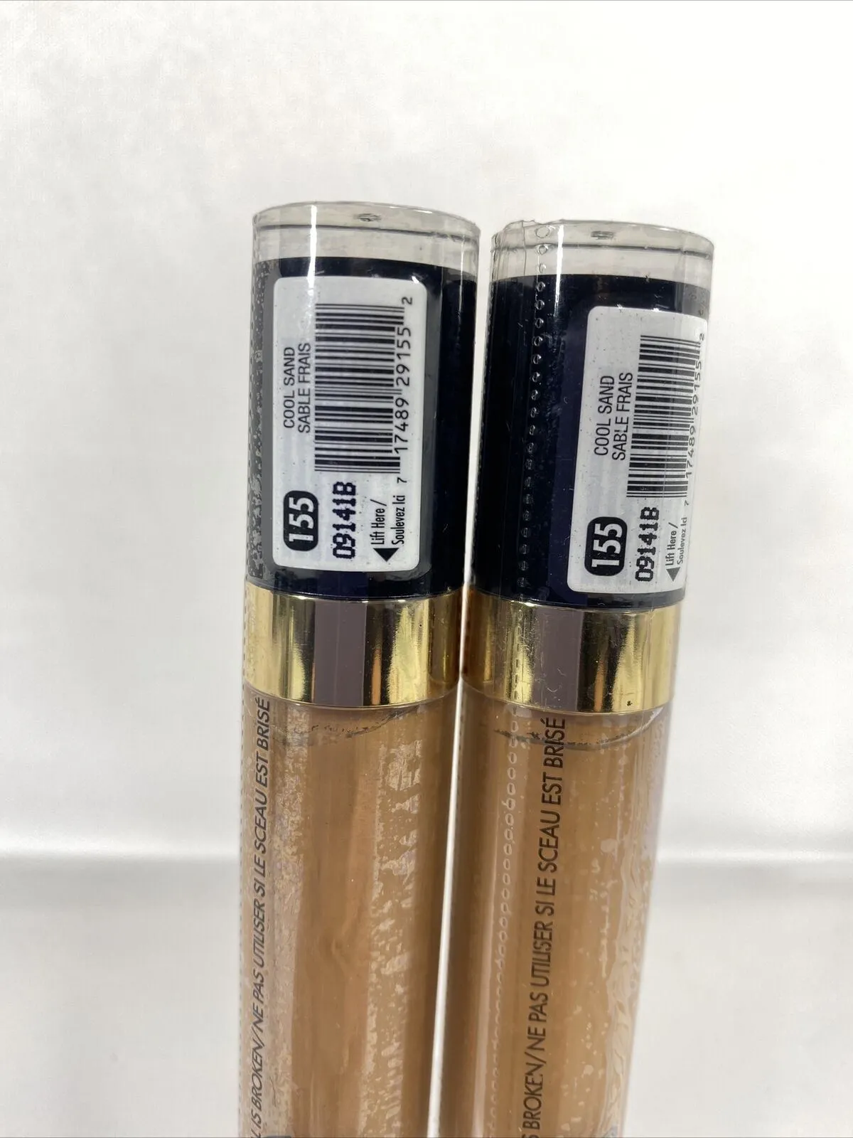 (2) Milani #155 COOL SAND Conceal   Perfect Longwear Concealer 0.17 fl oz
