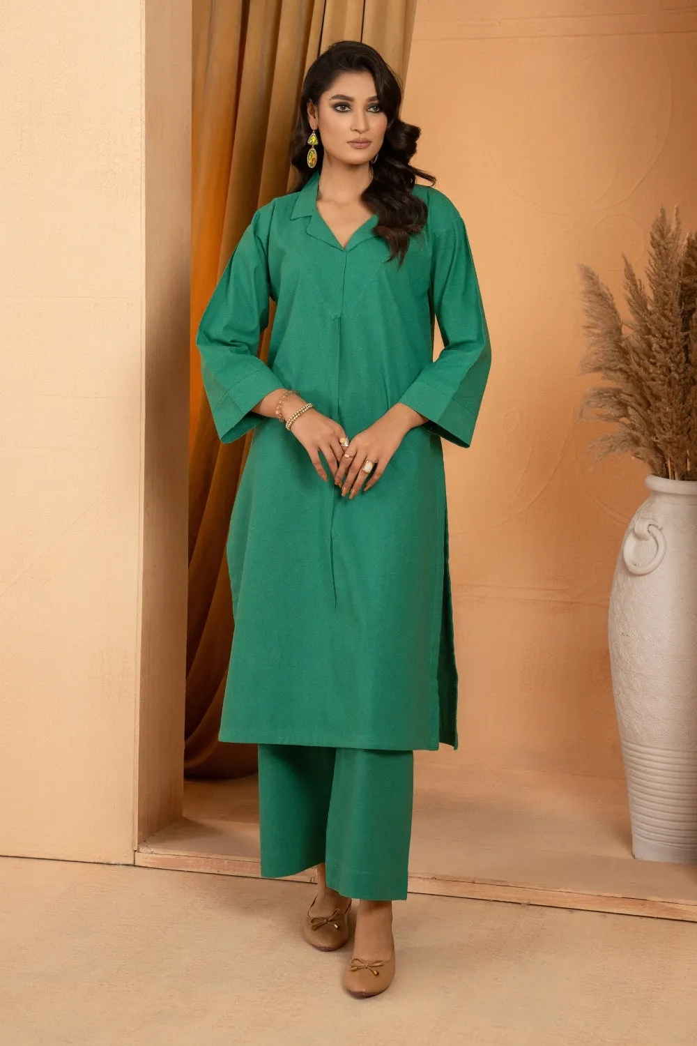 2PC Stitched |Khaddar Suit