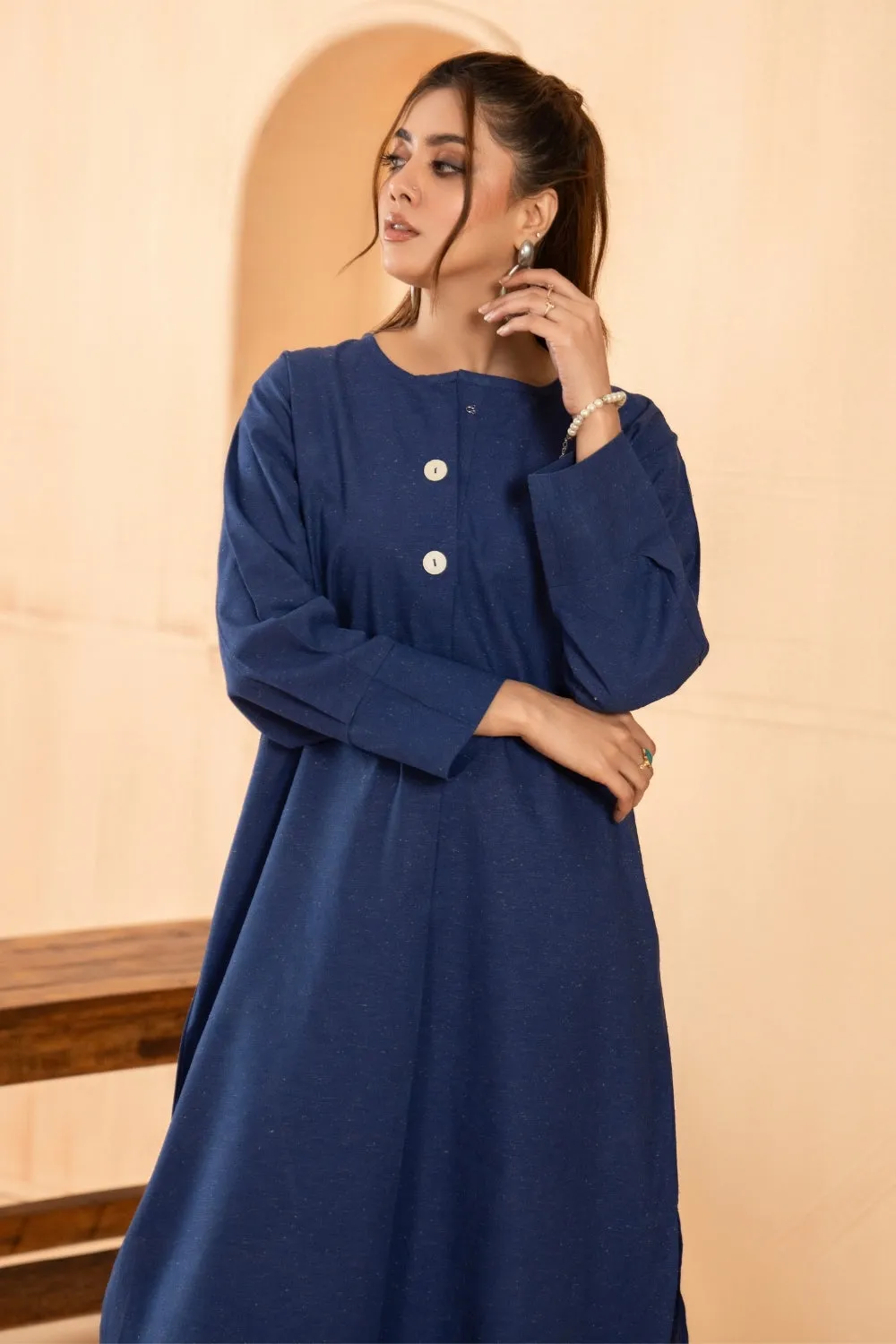 2PC Stitched |Khaddar Suit