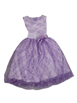 2T lavendar ballgown