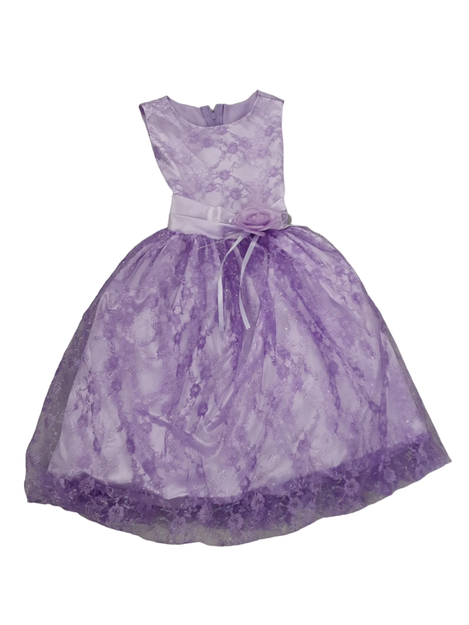 2T lavendar ballgown