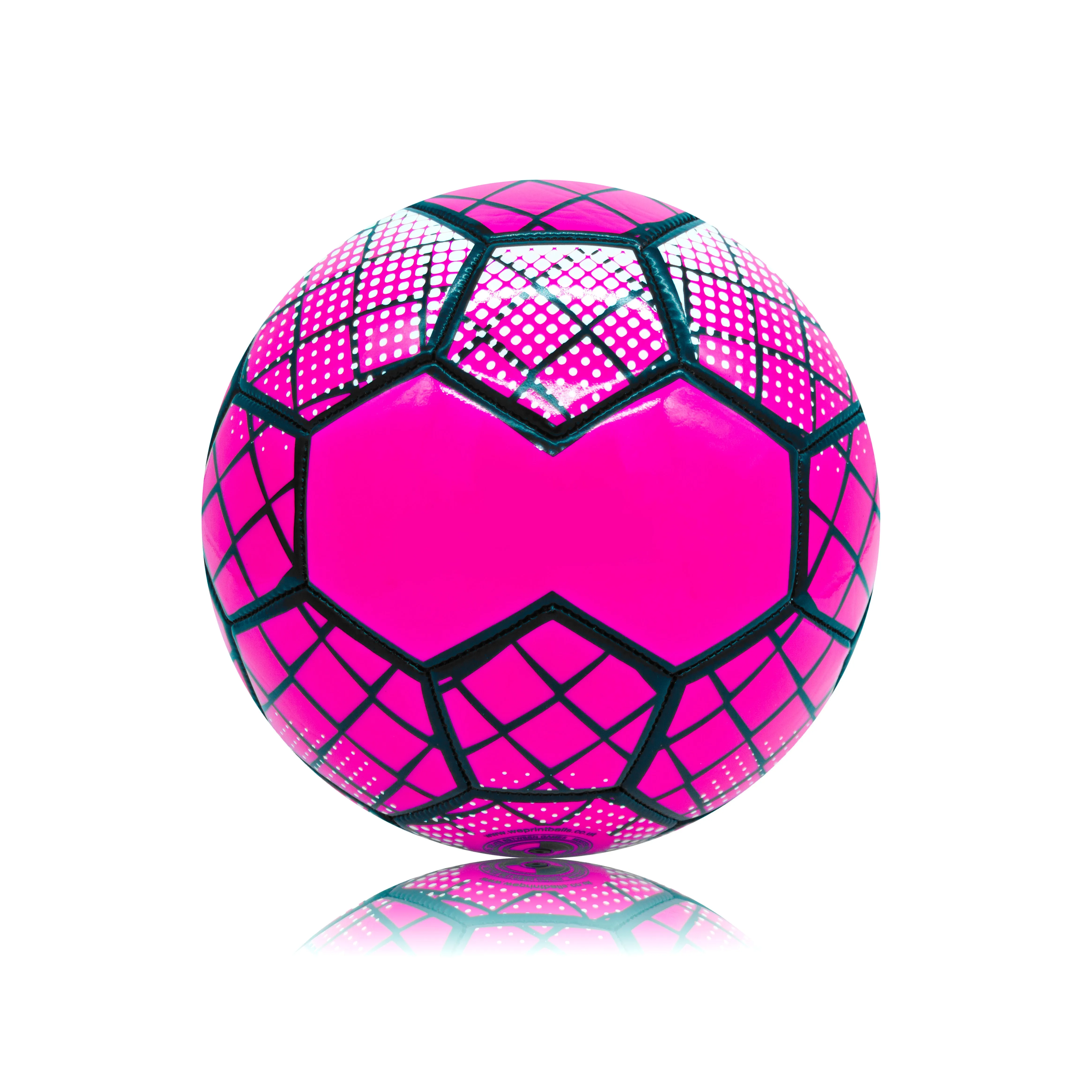 30 Panel Plain Unbranded Football Size 3 - Pink