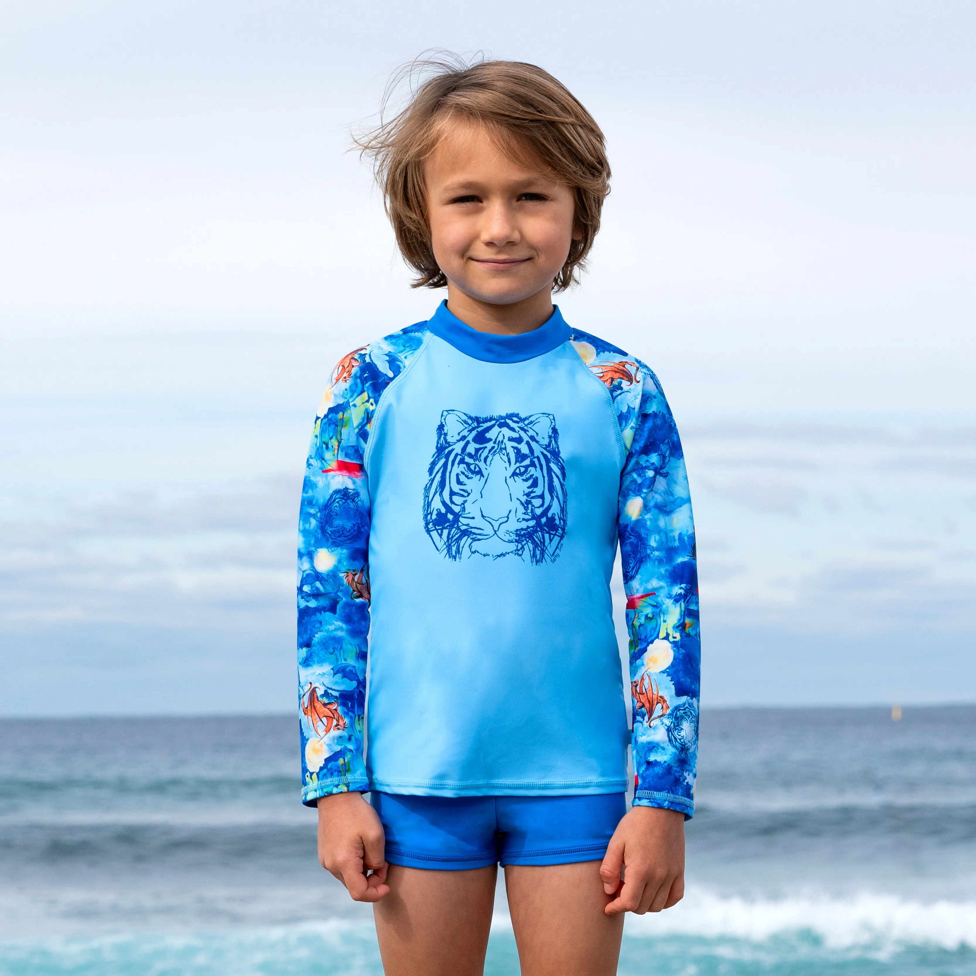 410 Cosmik Dragon Long Sleeve Rashvest Set