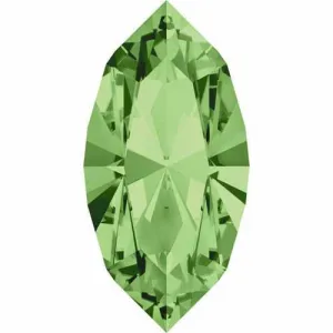 4228 Swarovski Xilion Navette Fancy Stones, Peridot (214)