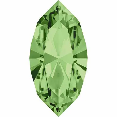 4228 Swarovski Xilion Navette Fancy Stones, Peridot (214)