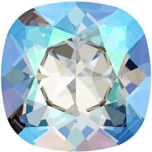 4470 Swarovski Cushion Fancy Stones, Light Sapphire Shimmer (211 SHIM)