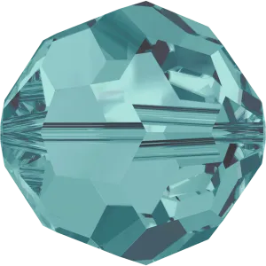 5000 Swarovski Round Beads, Blue Zircon (229)