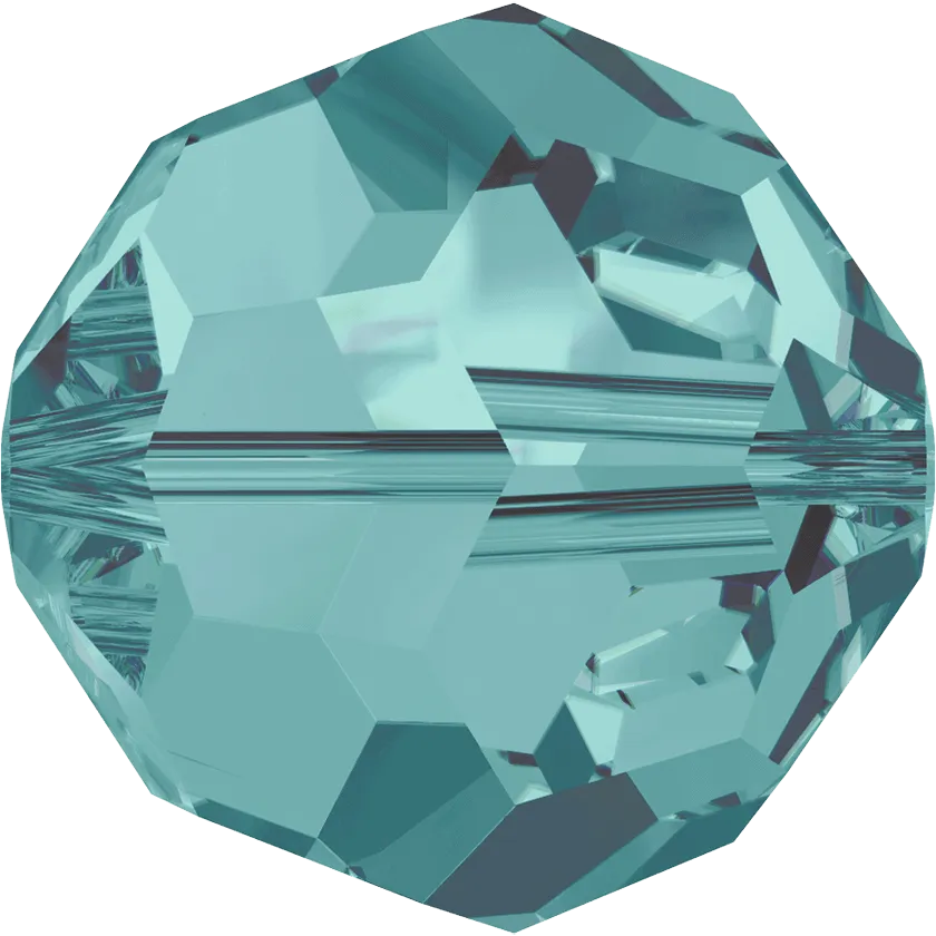 5000 Swarovski Round Beads, Blue Zircon (229)