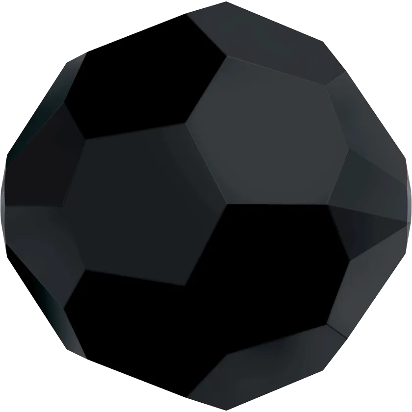 5000 Swarovski Round Beads, Jet (280)