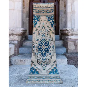 5062 Handwoven Vintage Rug 3x12'1