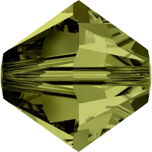 5328 Swarovski Bicone Beads, Olivine (228)