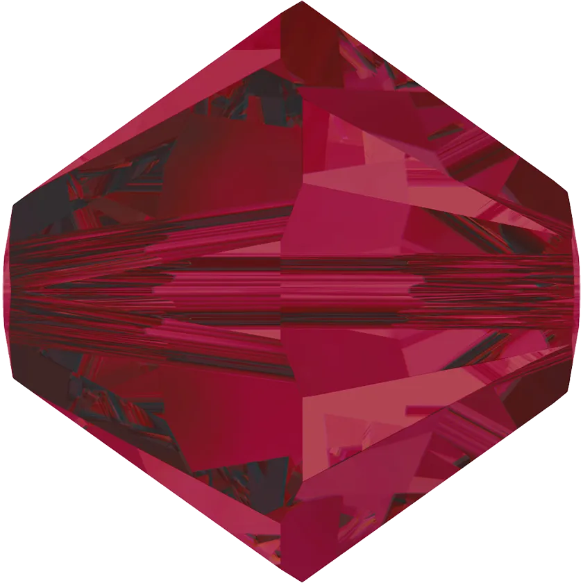 5328 Swarovski Bicone Beads, Ruby (501)