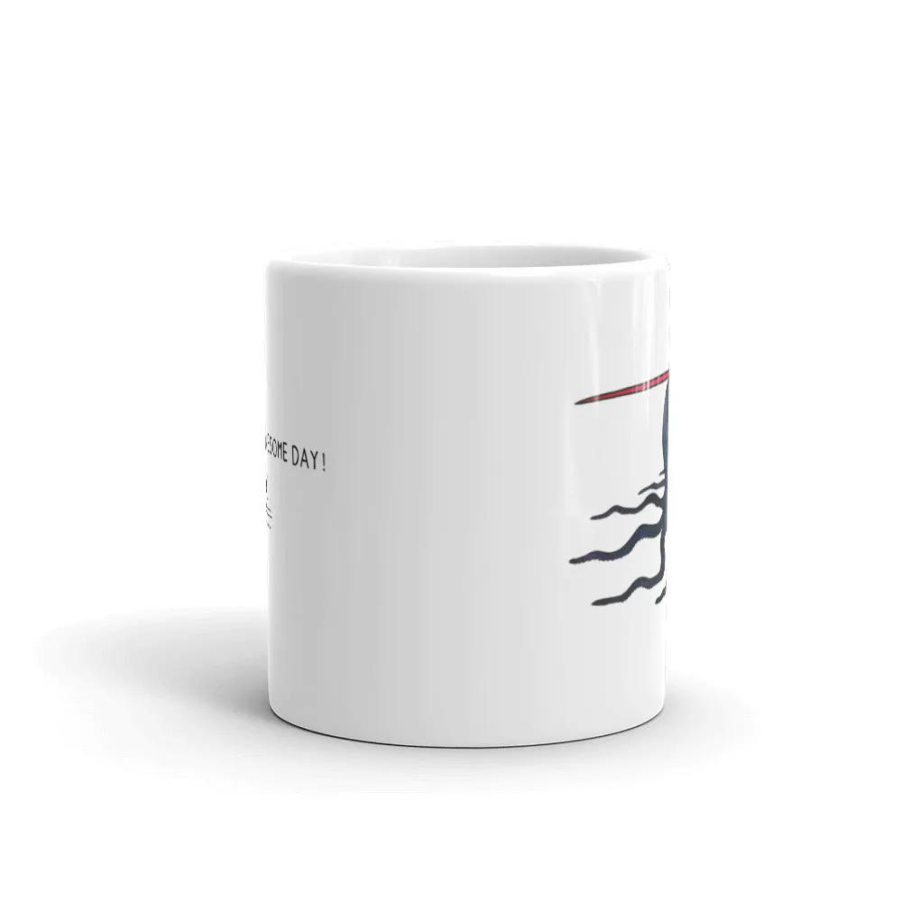 8 Arms 1 Fin Ceramic Mug