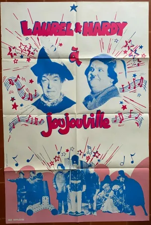 Affiche LAUREL & HARDY A JOUJOUVILLE 80x120cm