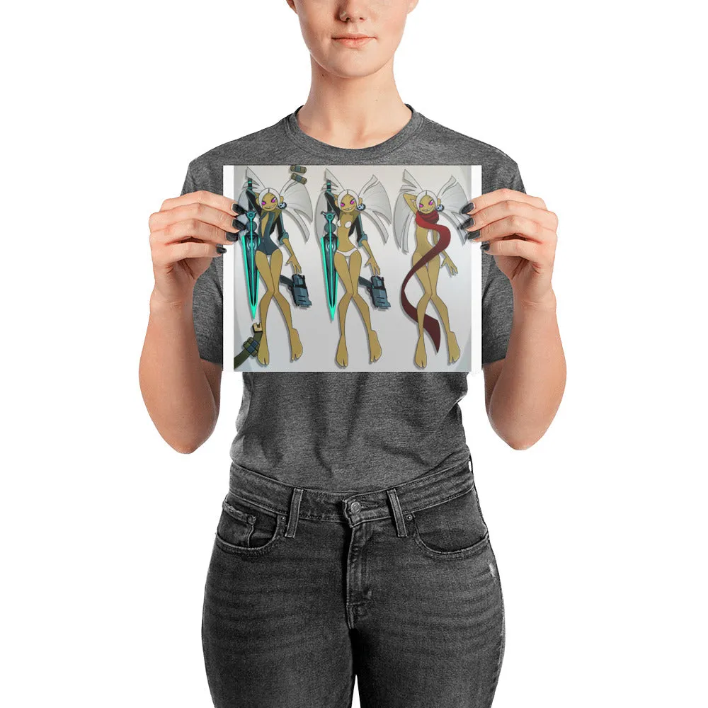 Akumi Laying Down poster