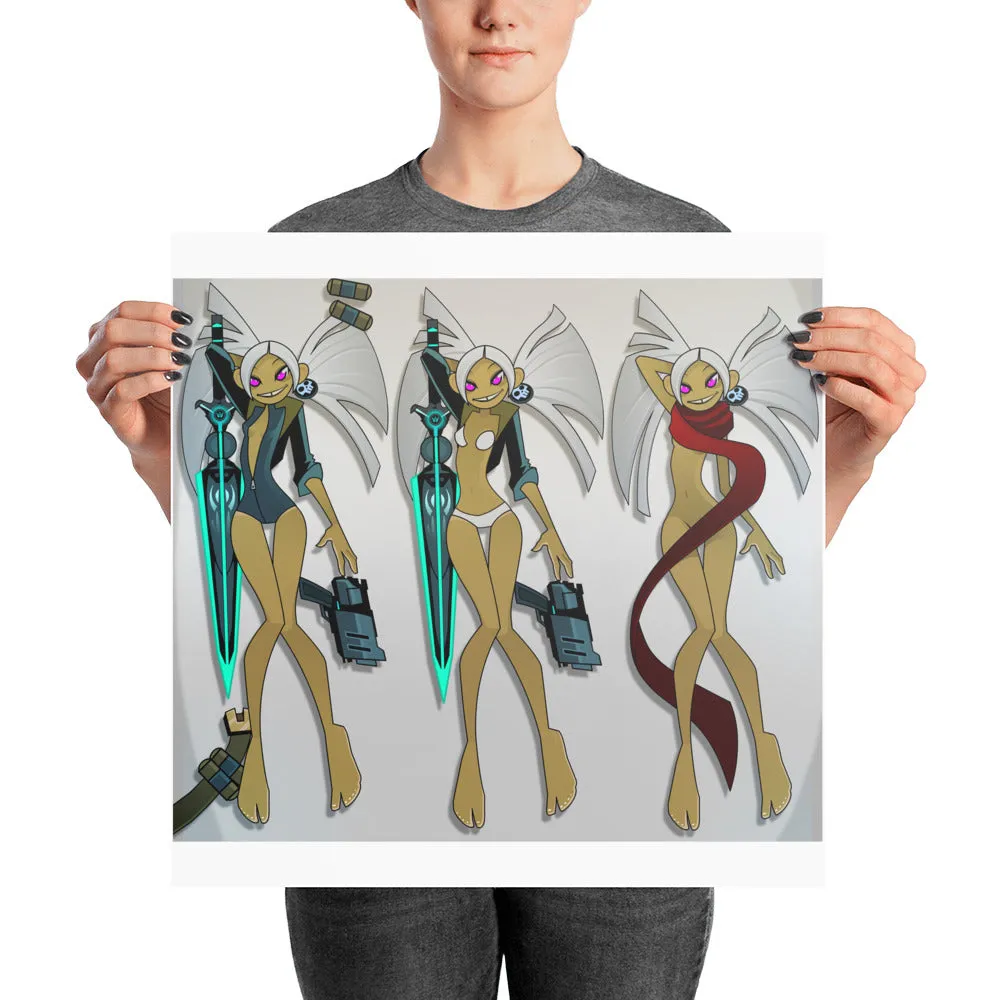 Akumi Laying Down poster