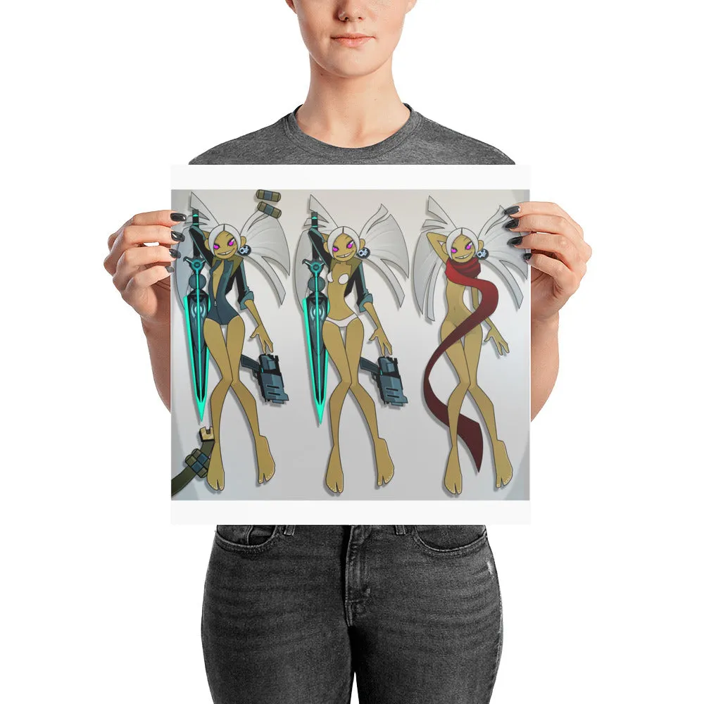 Akumi Laying Down poster