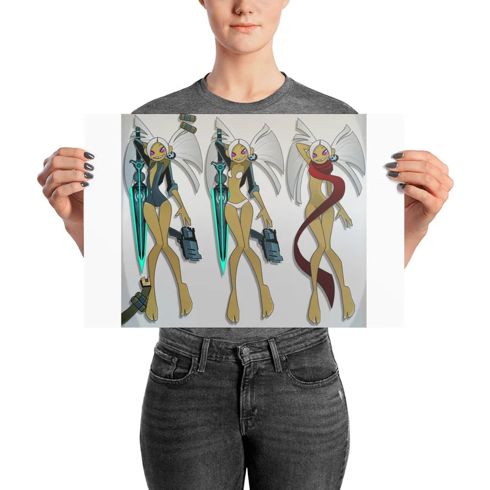 Akumi Laying Down poster