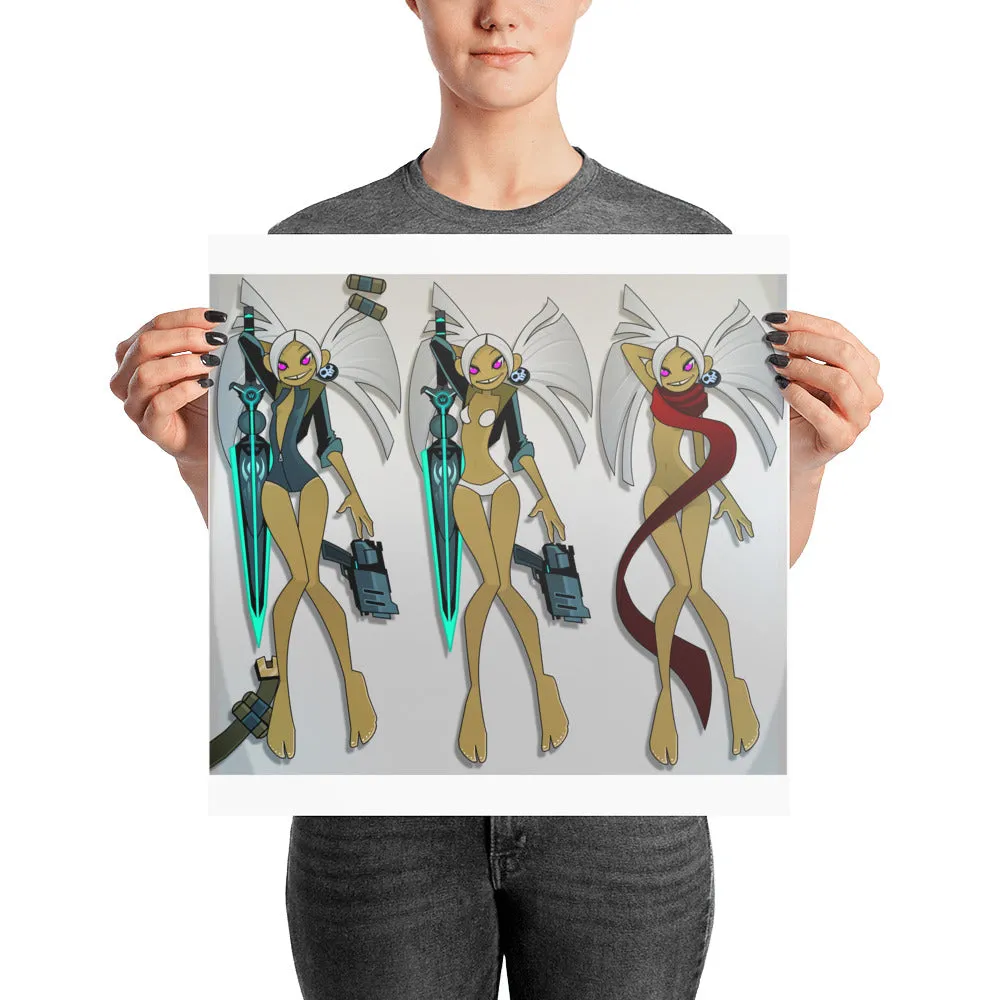 Akumi Laying Down poster