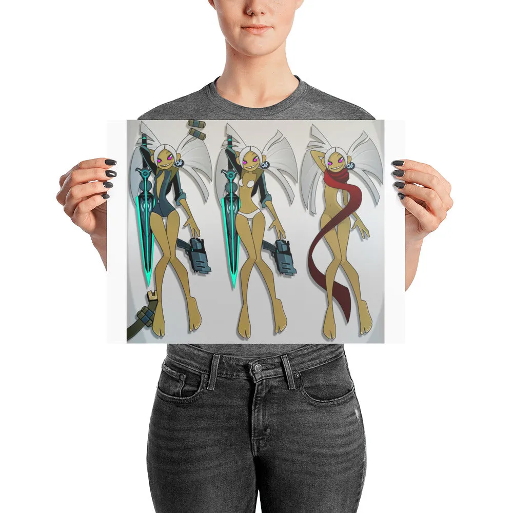 Akumi Laying Down poster