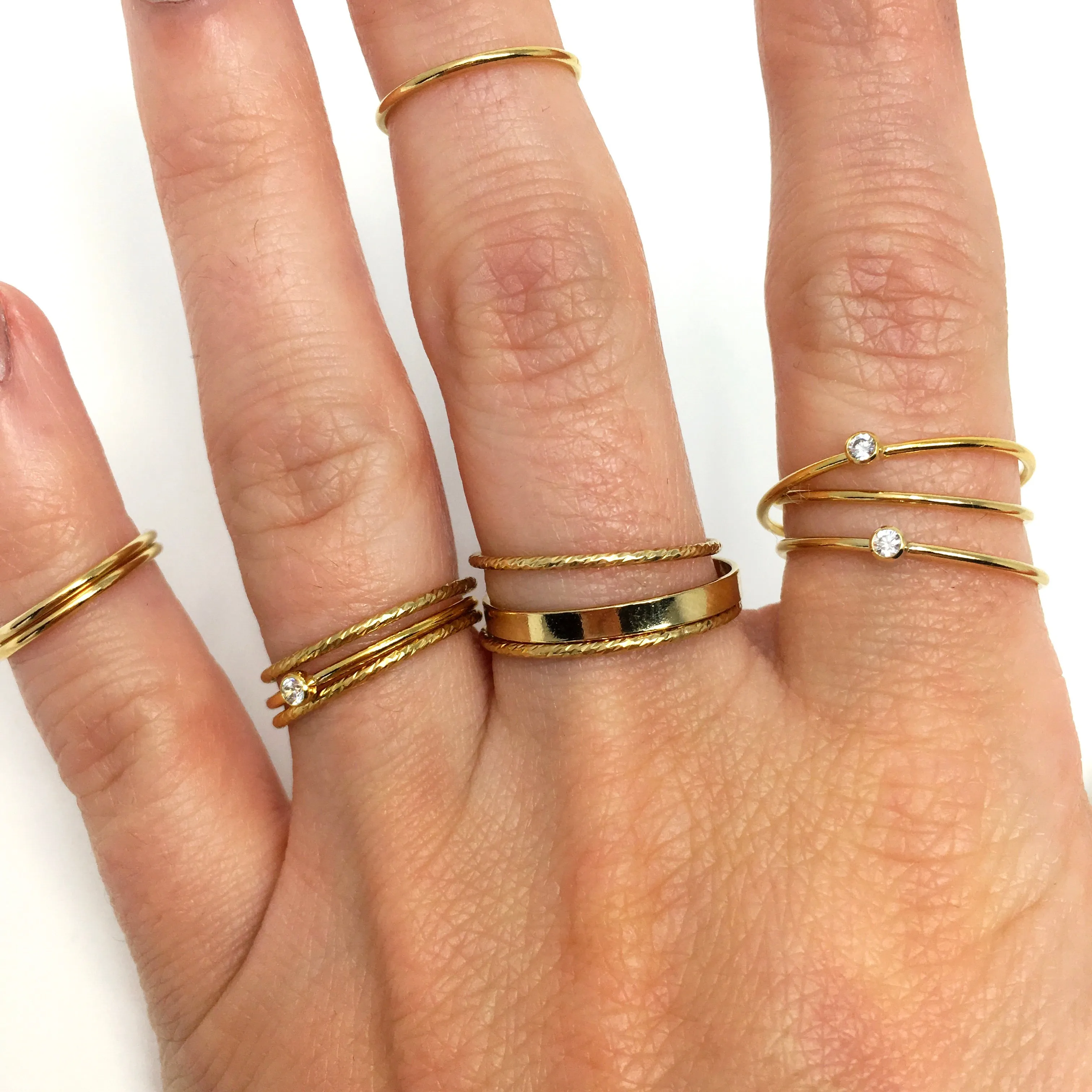 Alexandra Stacking Ring | Gold