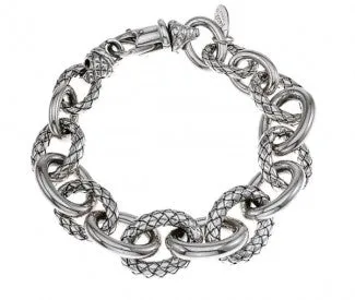 Alisa Sterling Silver Link Bracelet