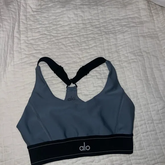 Alo Gray Suit Up Bra XS