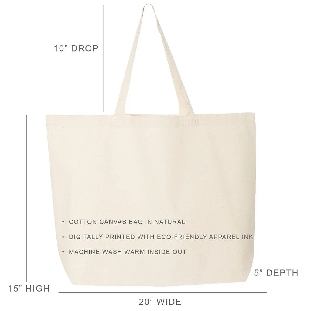 Alpha Xi Delta Tote Bag with Bow in Sorority Color
