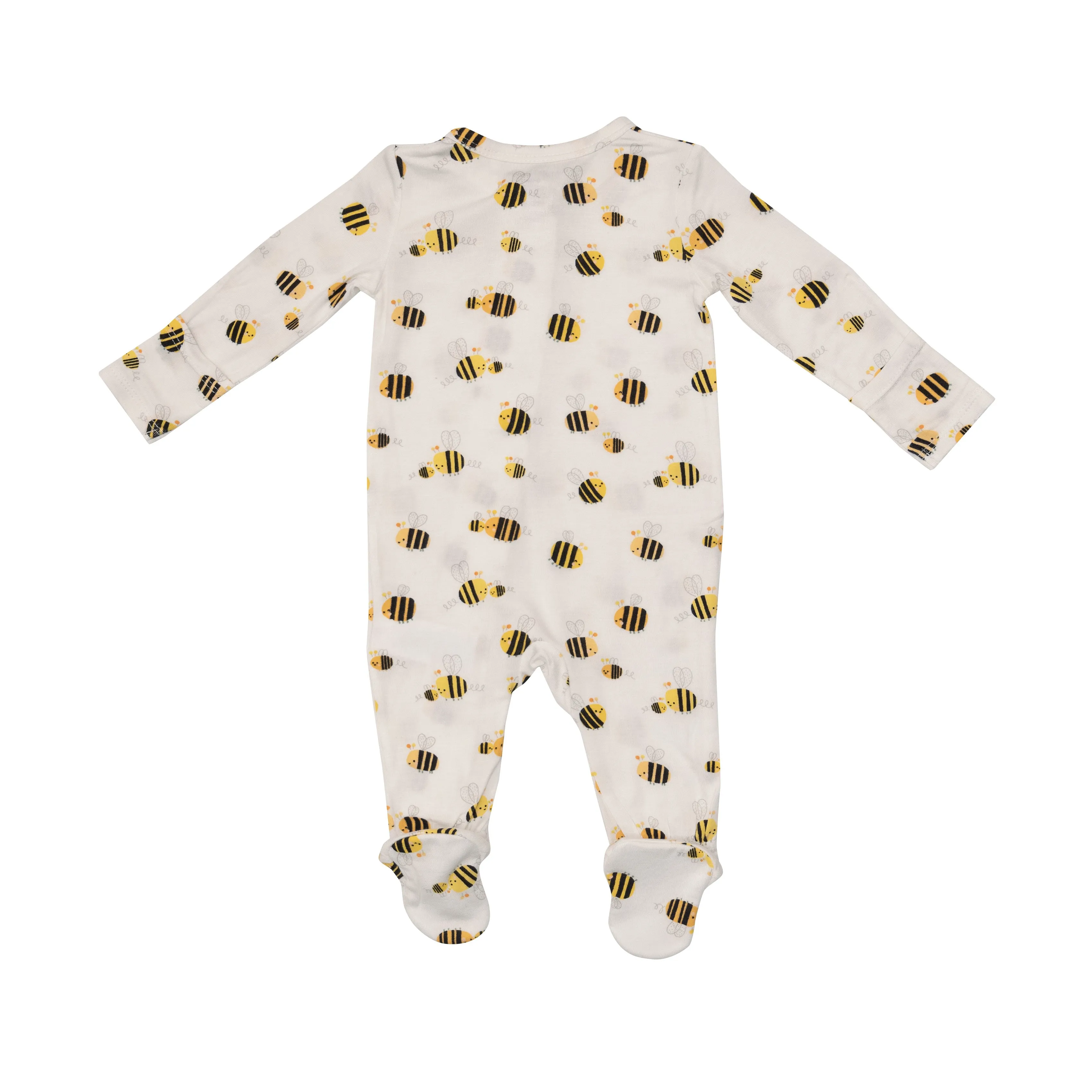 Angel Dear Chubby Bees 2 Way Zipper Footie