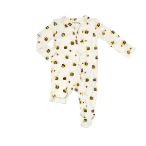 Angel Dear Chubby Bees 2 Way Zipper Footie