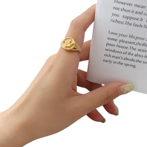 Angel Stamp Ring