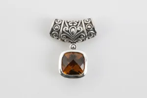 Angela by John Hardy 925 Silver Citrine Slider Pendant (11.23g.)