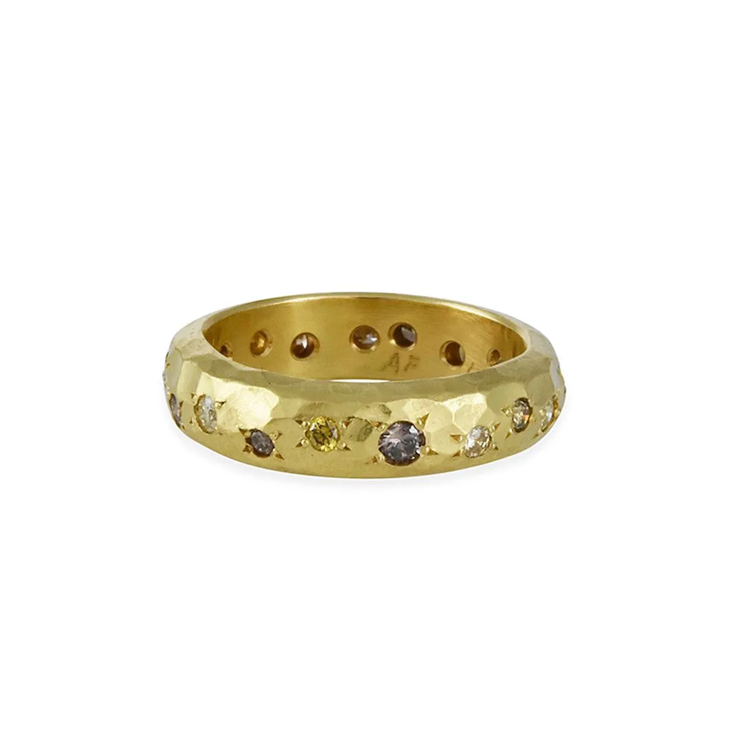 Annie Fensterstock - Scattered Fancy Diamond Band