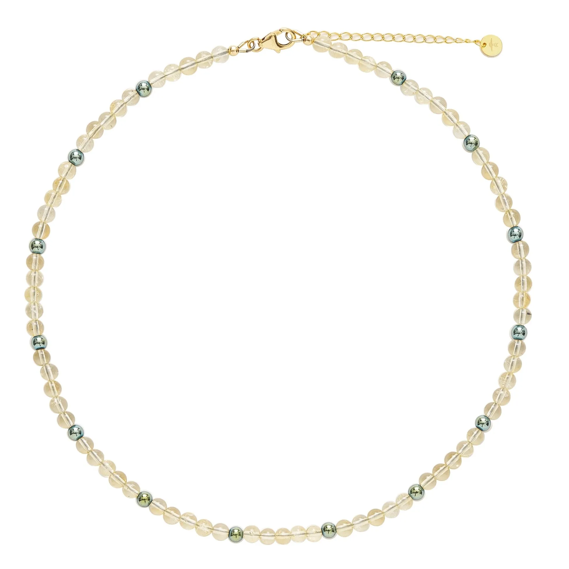 ARCANUM Choker - Citrine with Hematite