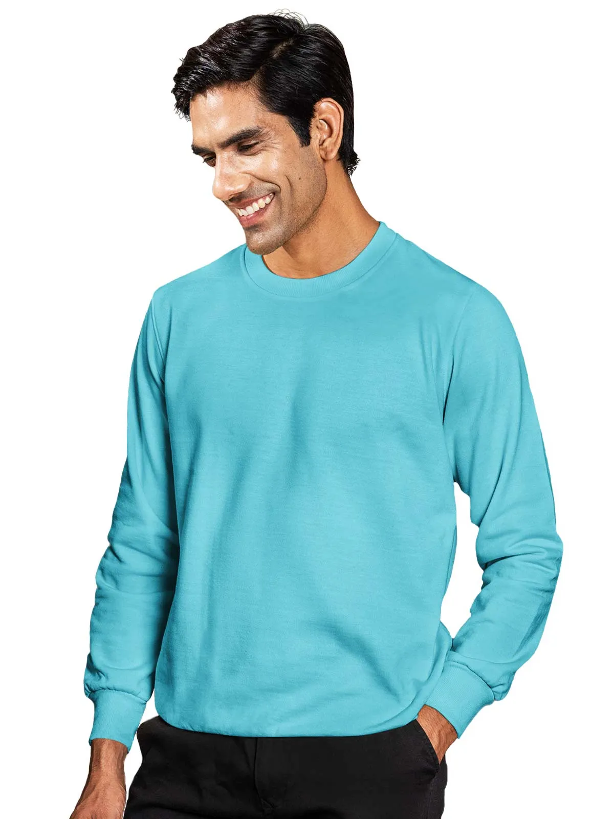 Arctic Blue Plain Sweatshirt