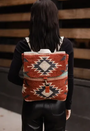 Aztec Woven Backpacks