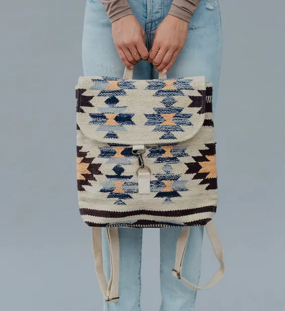 Aztec Woven Backpacks