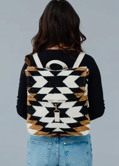 Aztec Woven Backpacks