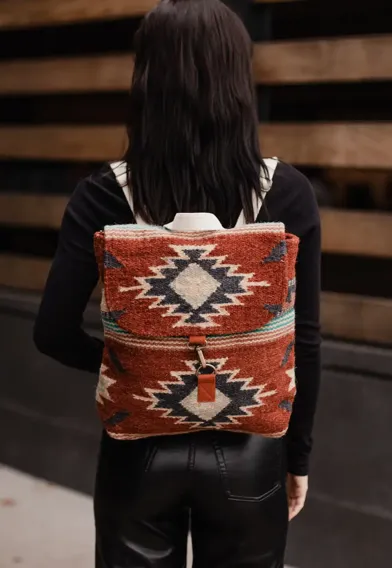 Aztec Woven Backpacks