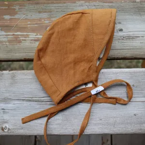 Baby Bonnet - Burnt Orange and Cactuses
