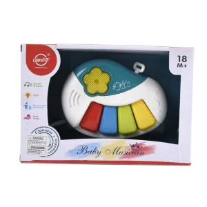 Baby Musical Piano, With Lights & Music 18 M , Parental-Child Interaction & Sleek Design