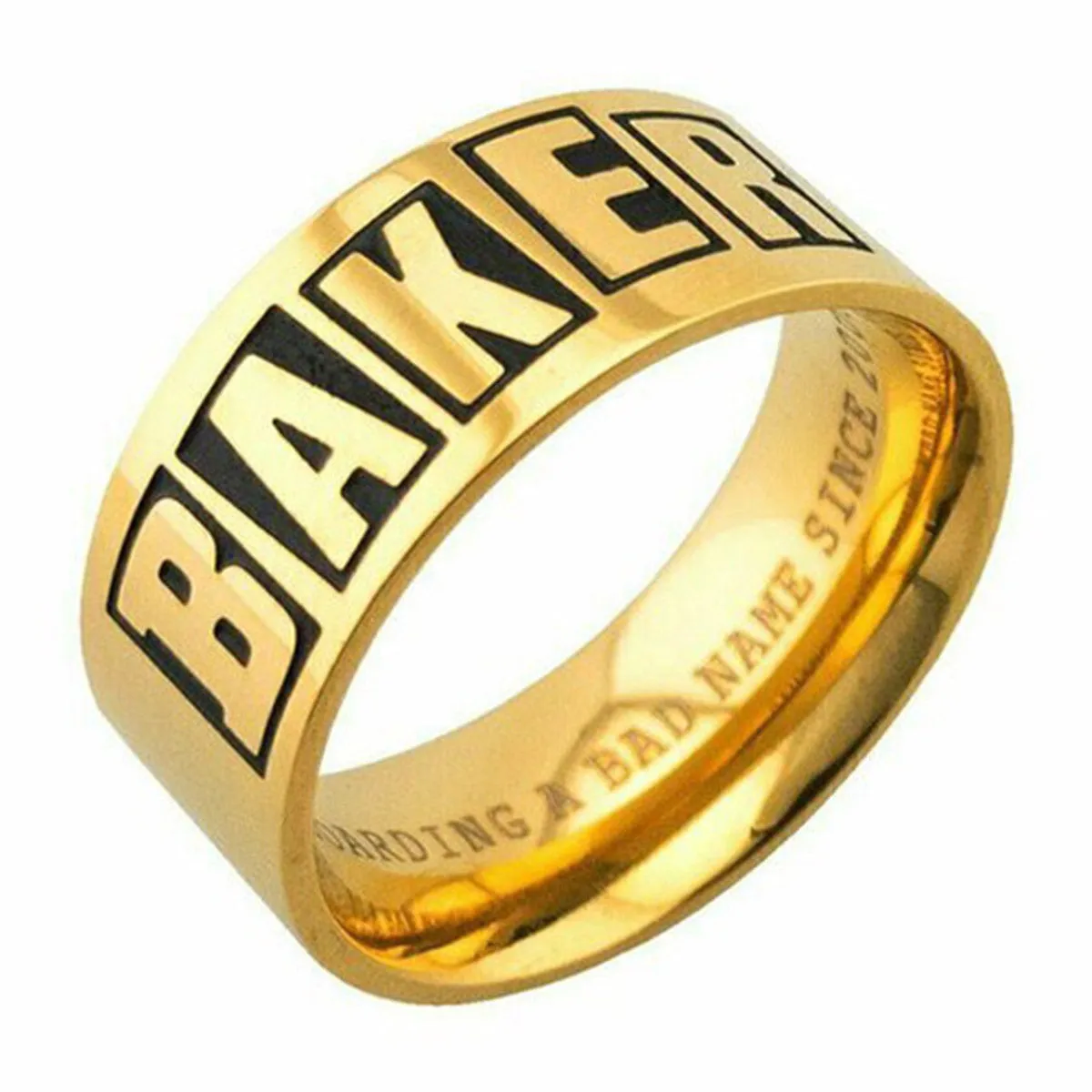 Baker - Brand Logo Ring Gold