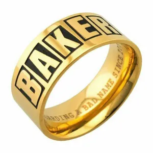 Baker - Brand Logo Ring Gold