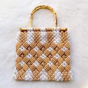 Bamboo Weaved Shopping Tote / Handbag