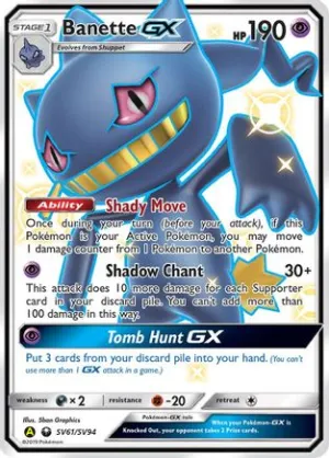Banette-GX SV61/94 - Shiny Vault Pokemon Holofoil