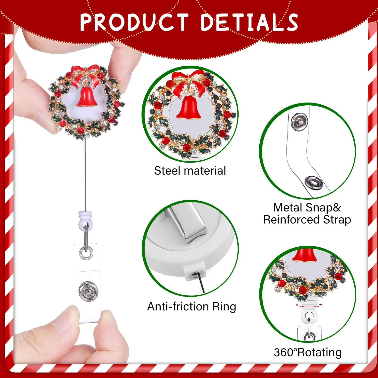 Bedazzled Boughs Badge Reel